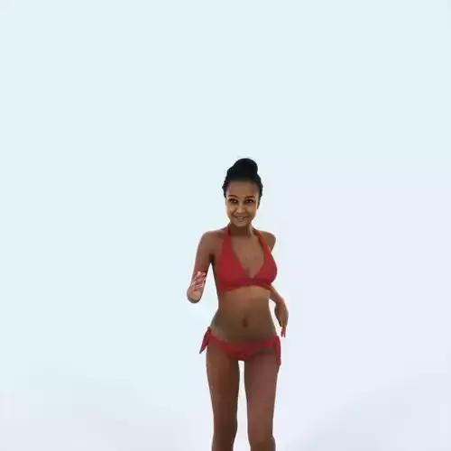 May 05I Running Jogging Beach Sport African American Woman