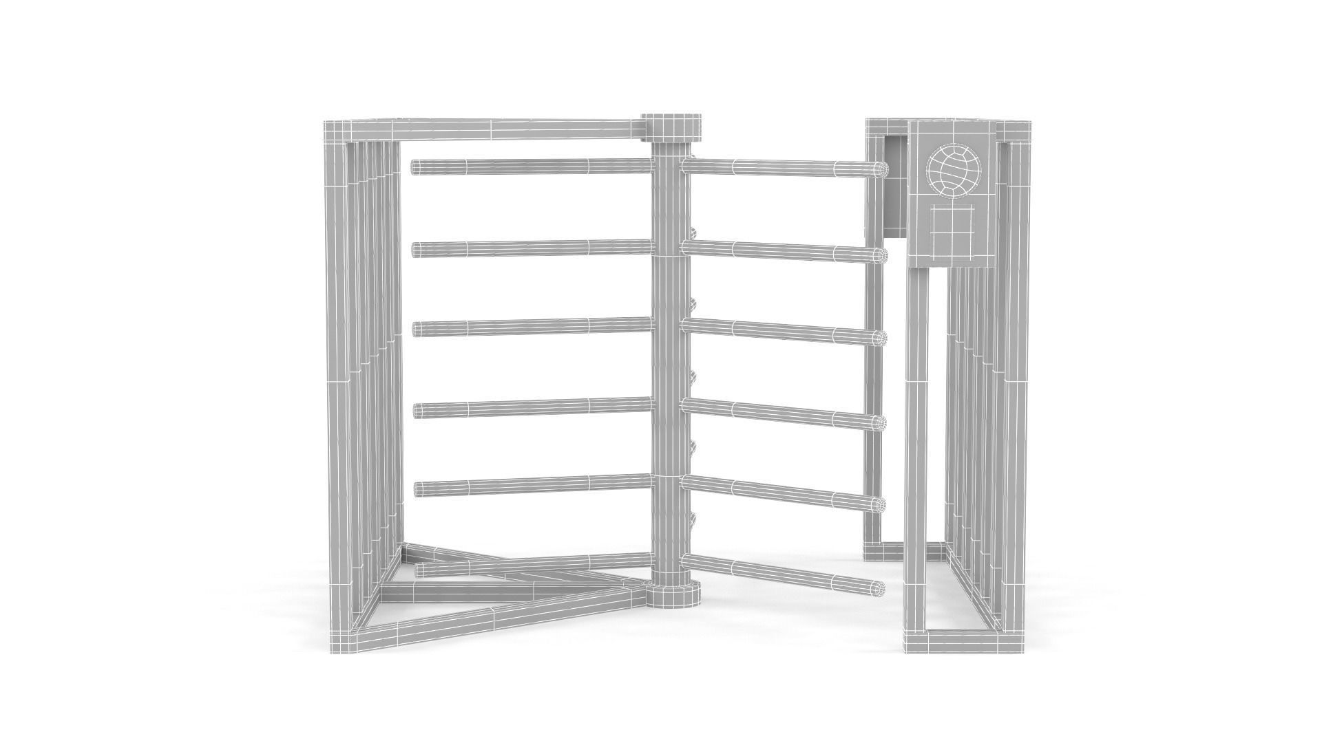 Turnstile Gate 3D model_7