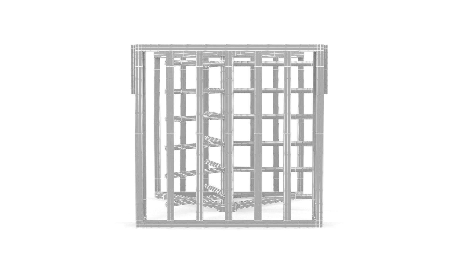 Turnstile Gate 3D model_8