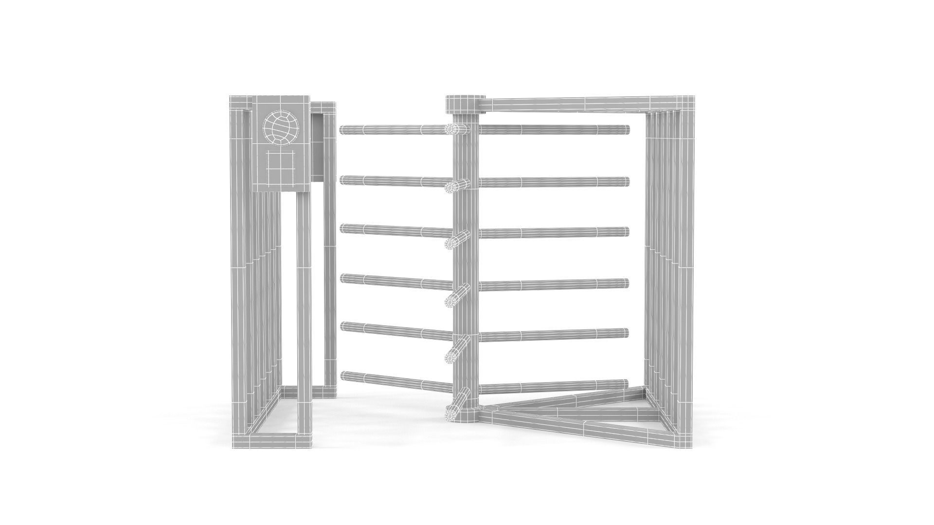 Turnstile Gate 3D model_10