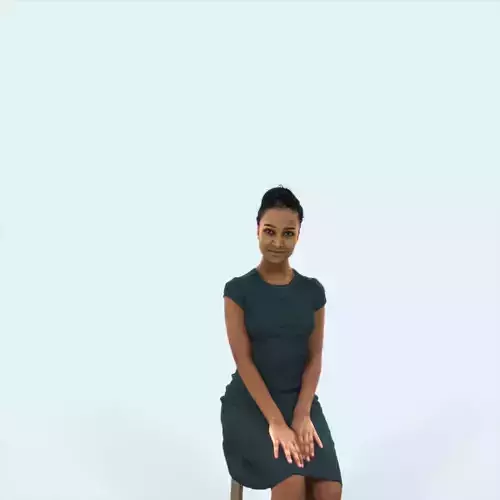 May 07H Restaurant Elegant Sitting Black African American Woman