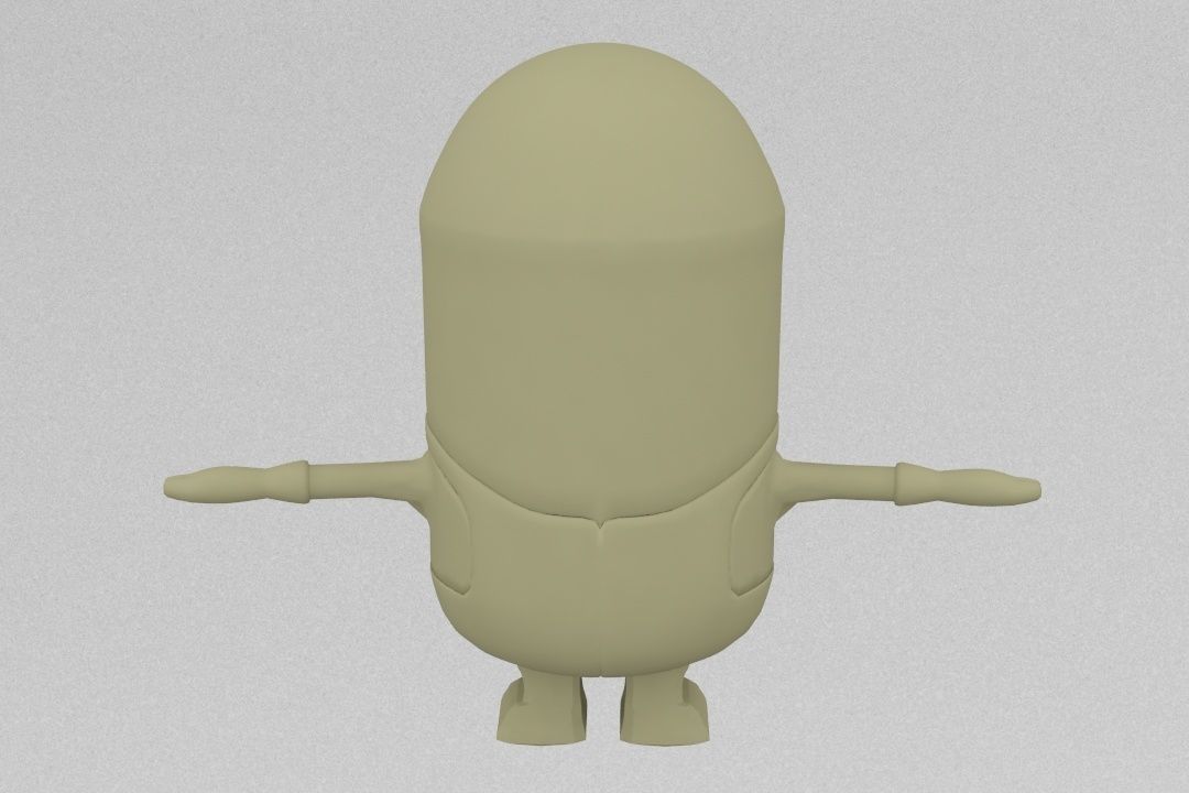 Minion 3D print model_4