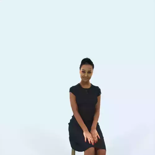 May 07B  Event Elegant Sitting Black African American Woman