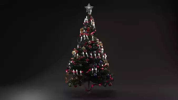Xmas tree for Christmas festival 3D model