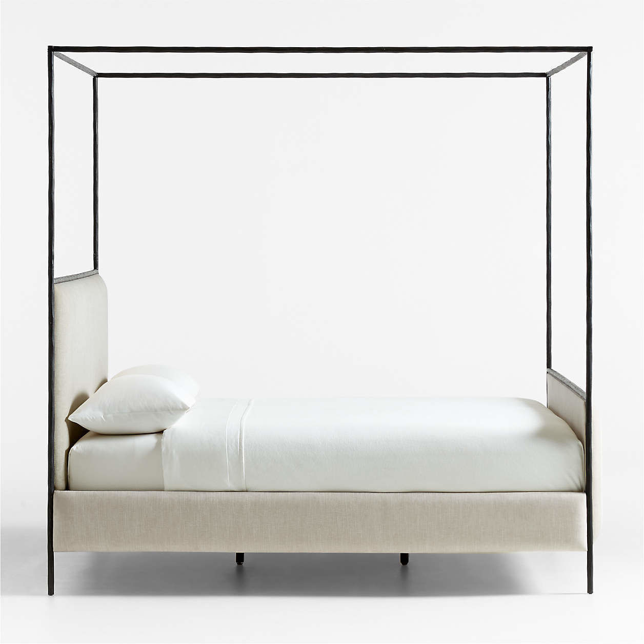 3D Model of Dahlia Upholstered Canopy King Bed 3D model_1