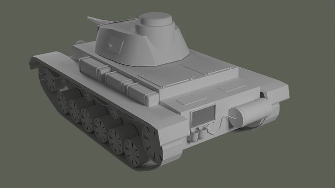 tank pz 3D model