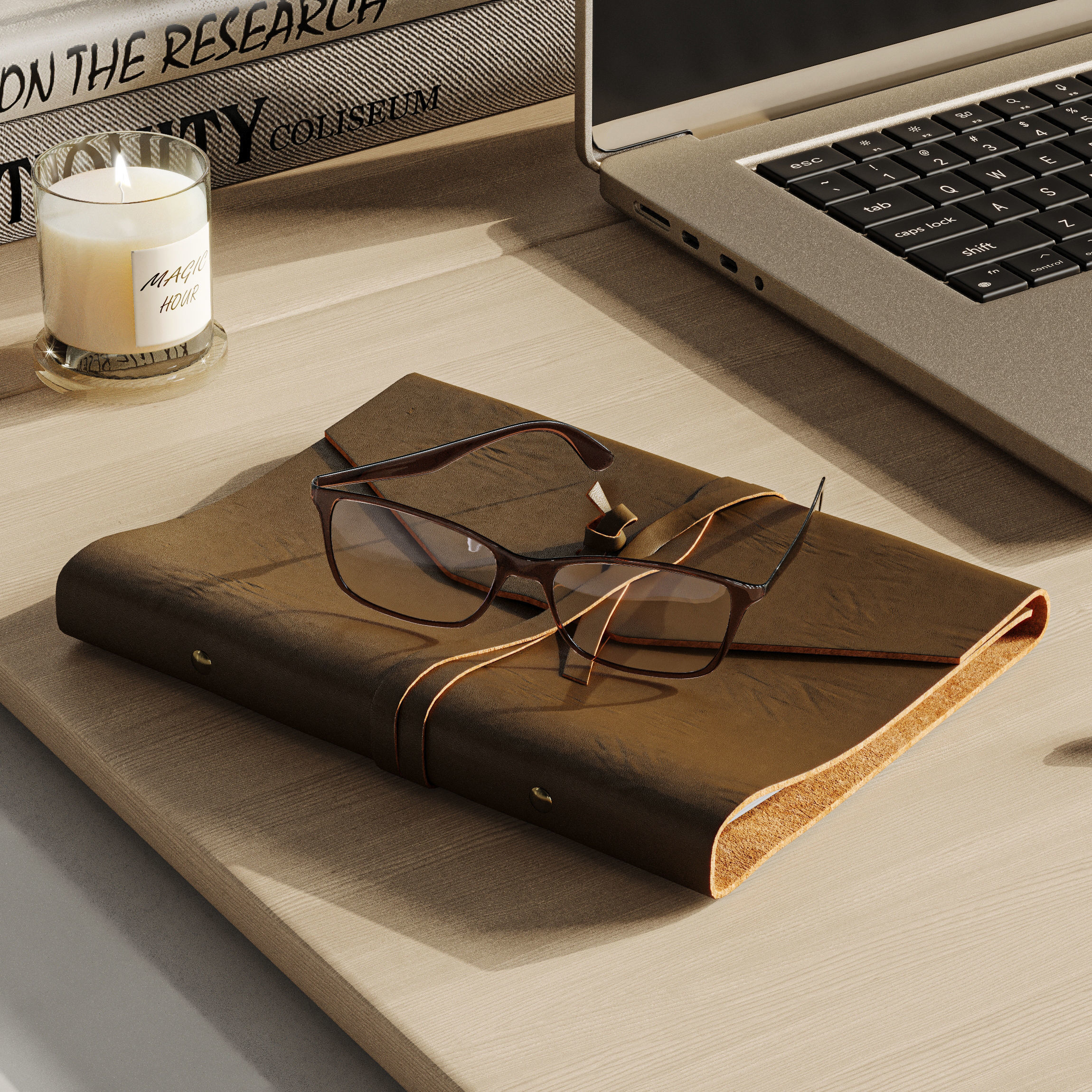 Decorative set 3D model_3