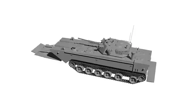 PLA ZBD-05 amphibious fighting vehicle 3D model