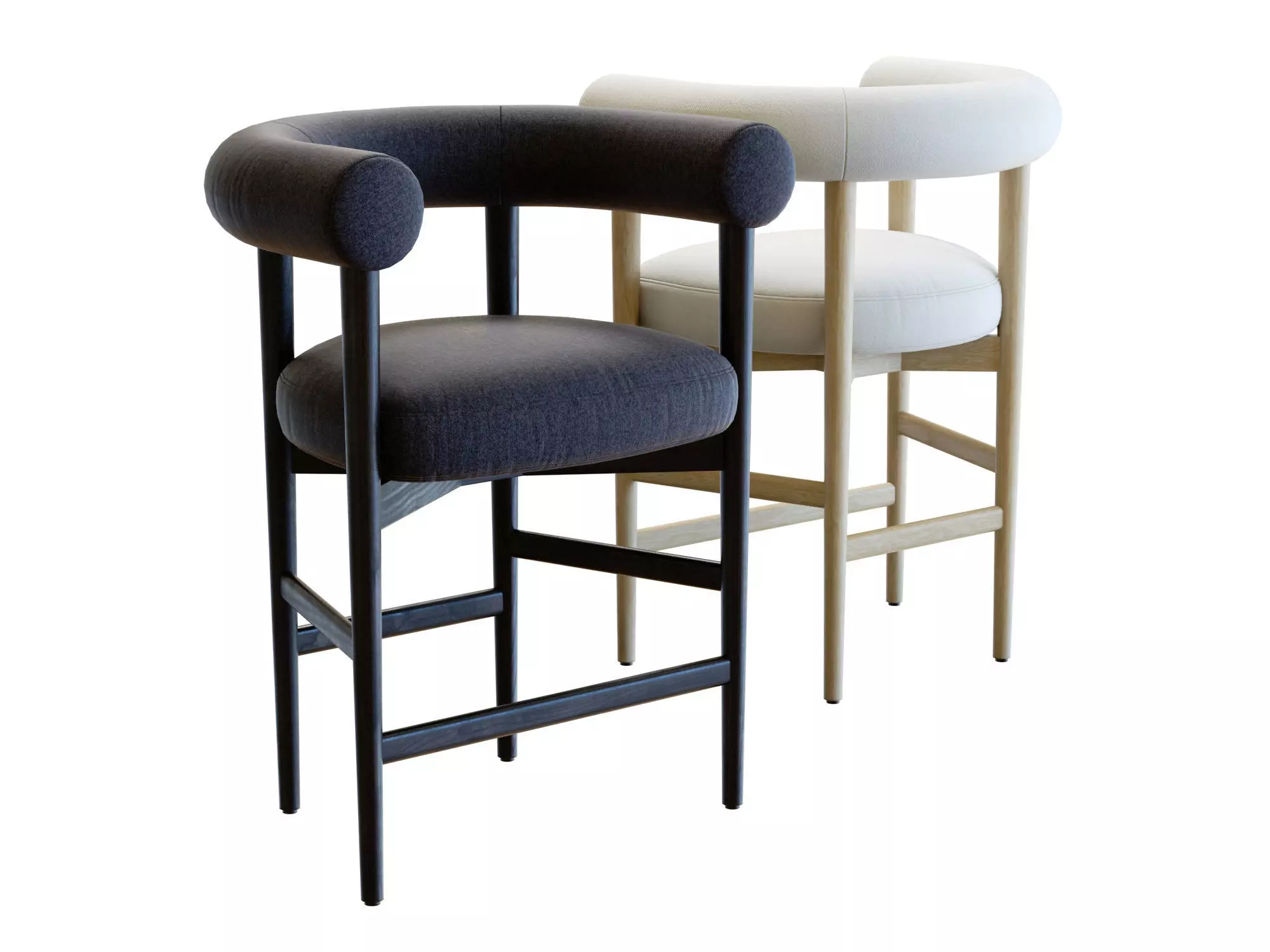 Crate and Barrel Mazz Counter Stool 3D model_0