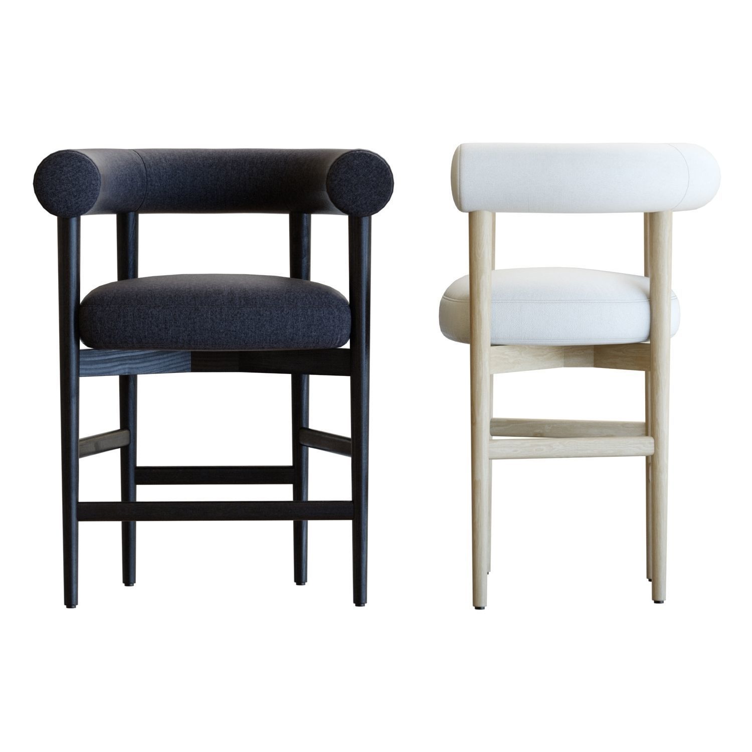Crate and Barrel Mazz Counter Stool 3D model_2