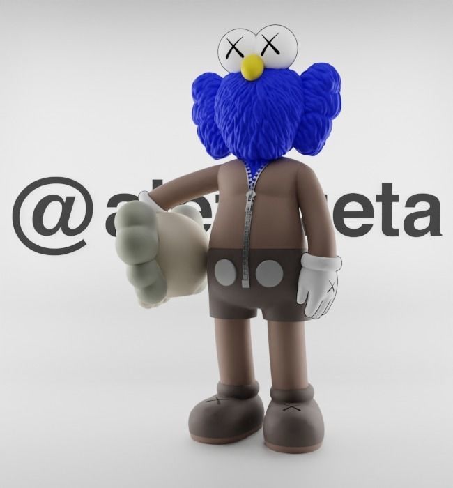 Kaws Secret for Print 3D print model_3