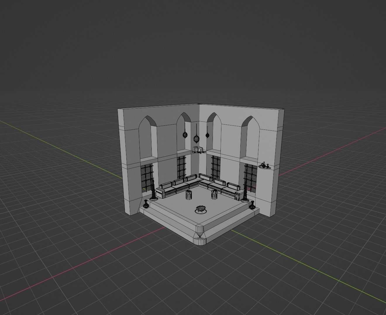 Ottoman Concept Room  3D model_5