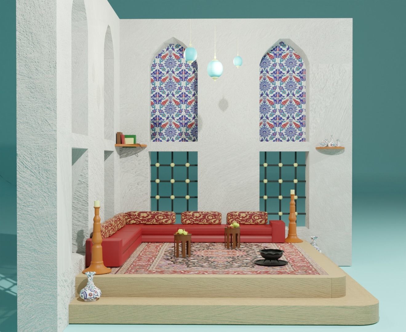 Ottoman Concept Room  3D model_1