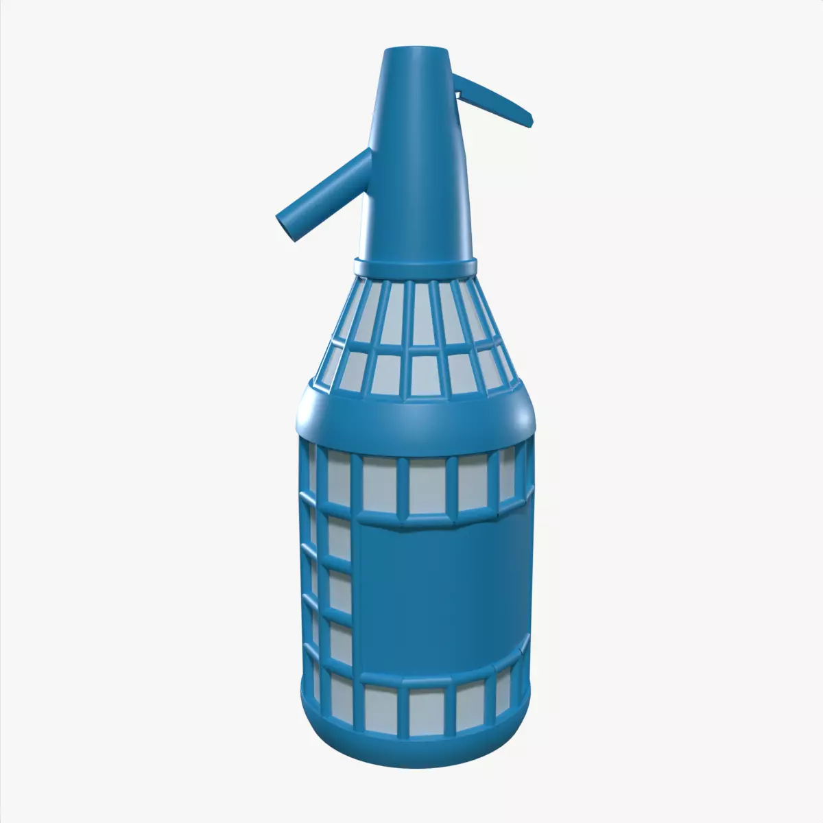 Vintage Soda Siphon Low-poly 3D model