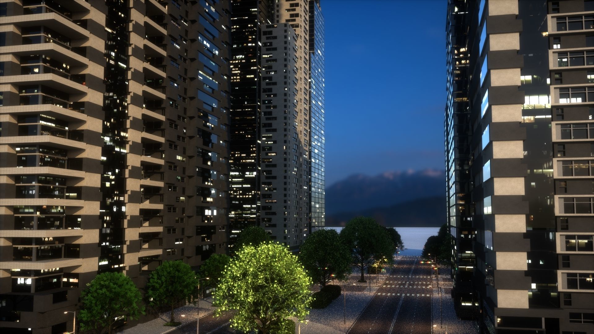 City Block Type B40 3D model_6