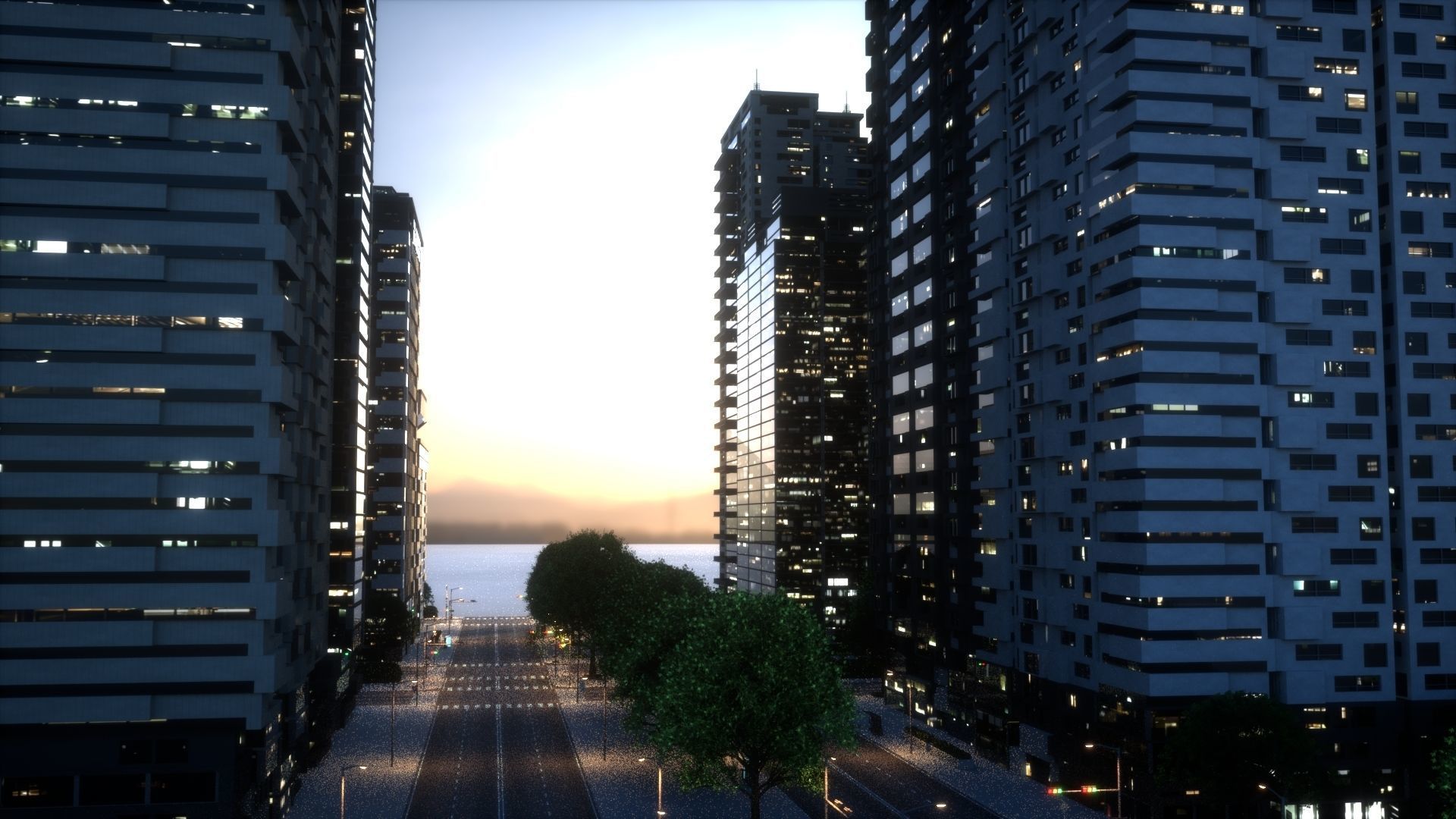 City Block Type B40 3D model_5