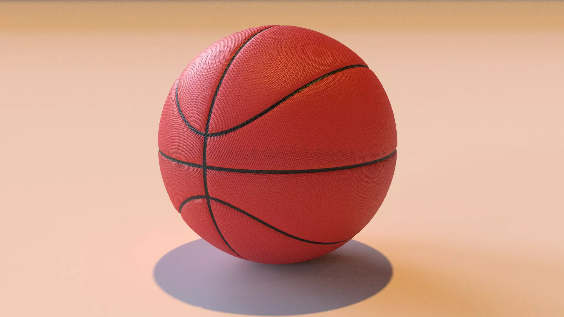 basketball Free low-poly 3D model