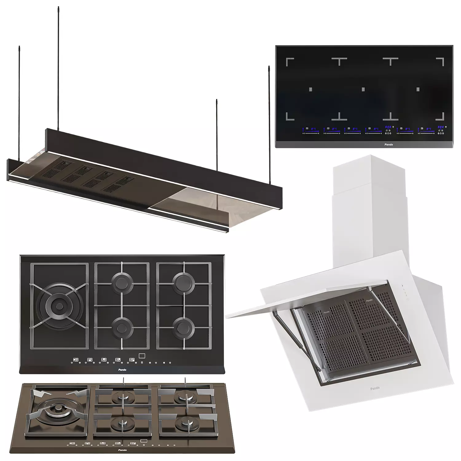 Pando appliance set3 3D model_0