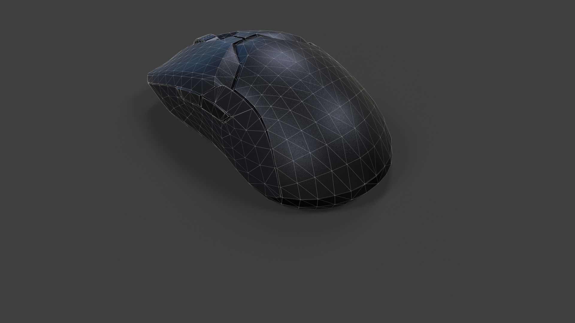 Cordless Mouse - Low Poly Low-poly 3D model_1