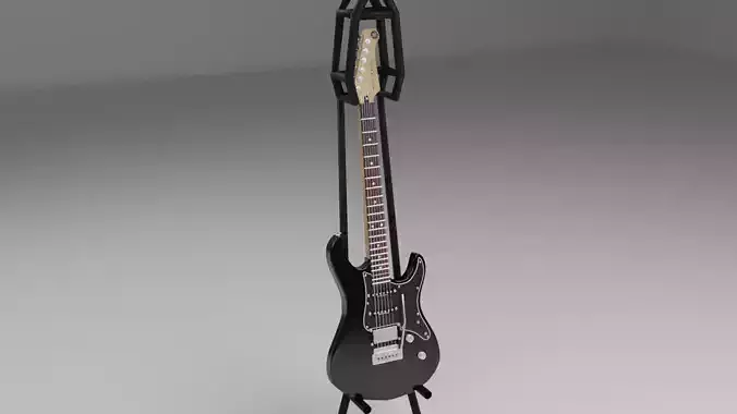 Yamaha Pacifica 611 electric guitar 3D model