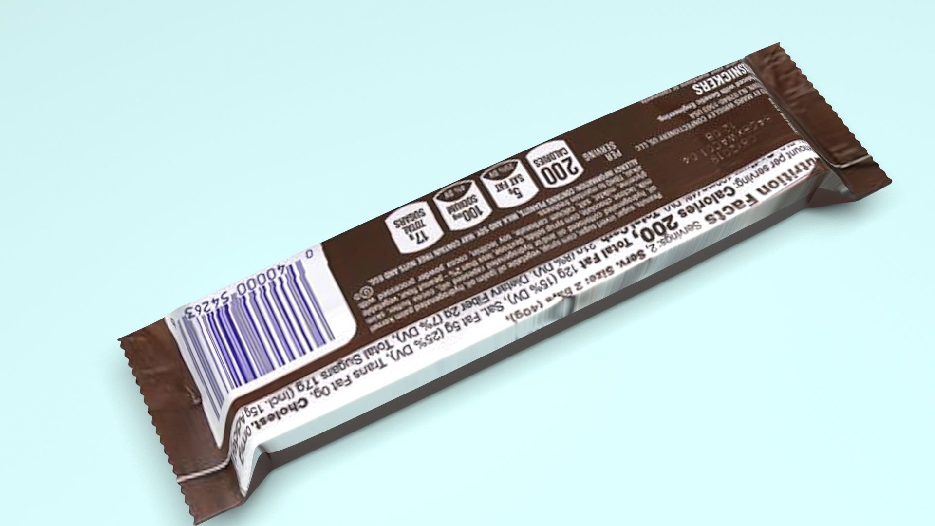 Chocolate Bar 3D model_22