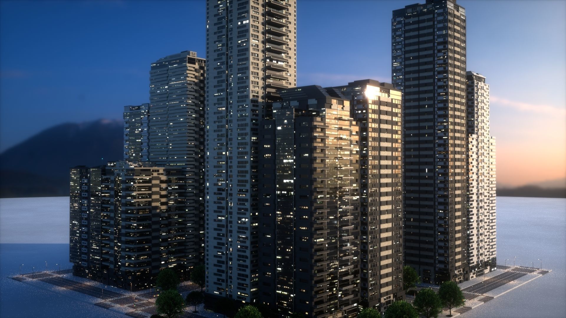 City Block Type B39 3D model_2