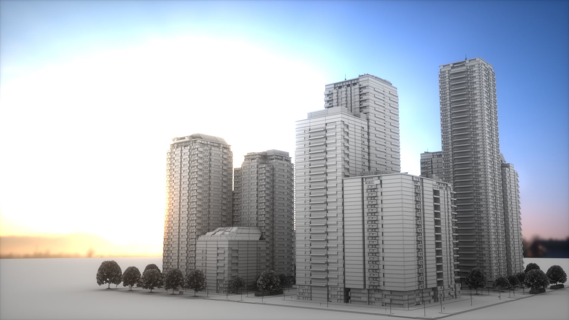City Block Type B39 3D model_9