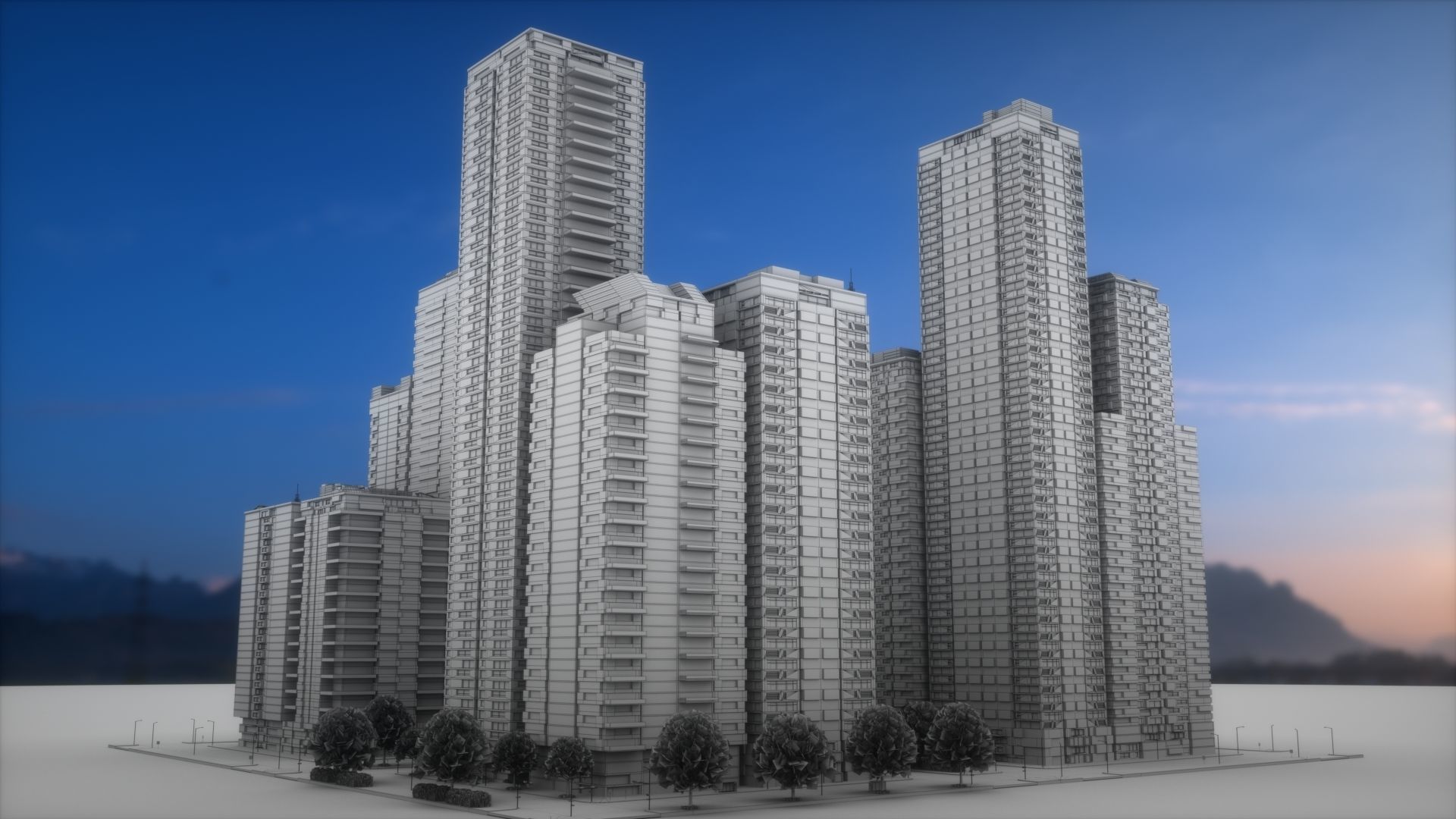 City Block Type B39 3D model_10