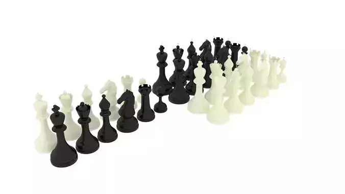 Chess Figures Jewelry Collection 3D print model