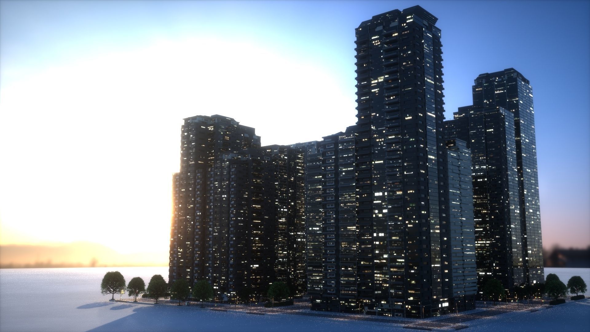 City Block Type B38 3D model_3