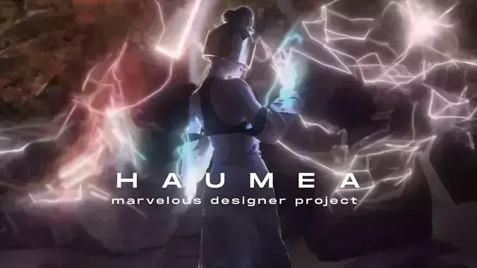 Haumea - fire force anime -  Marvelous designer