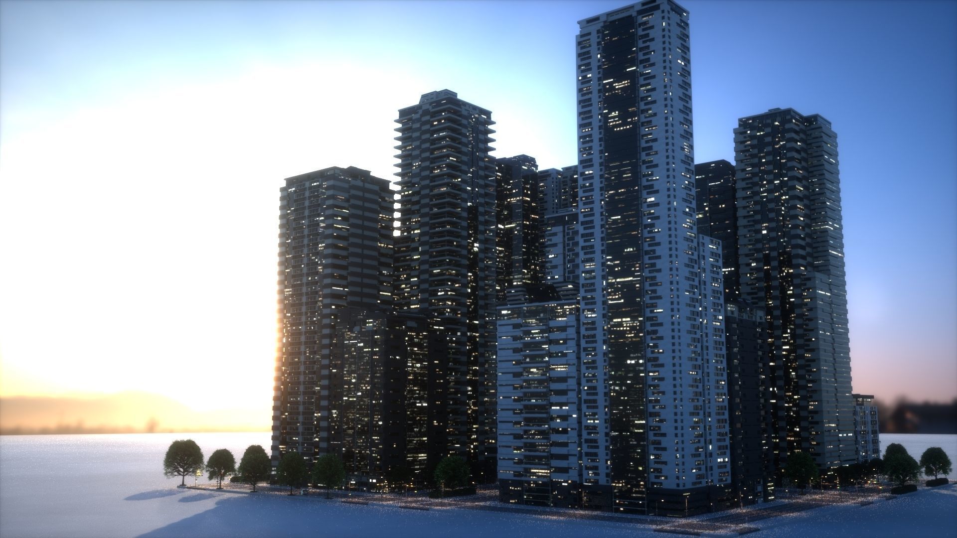 City Block Type B37 3D model_3