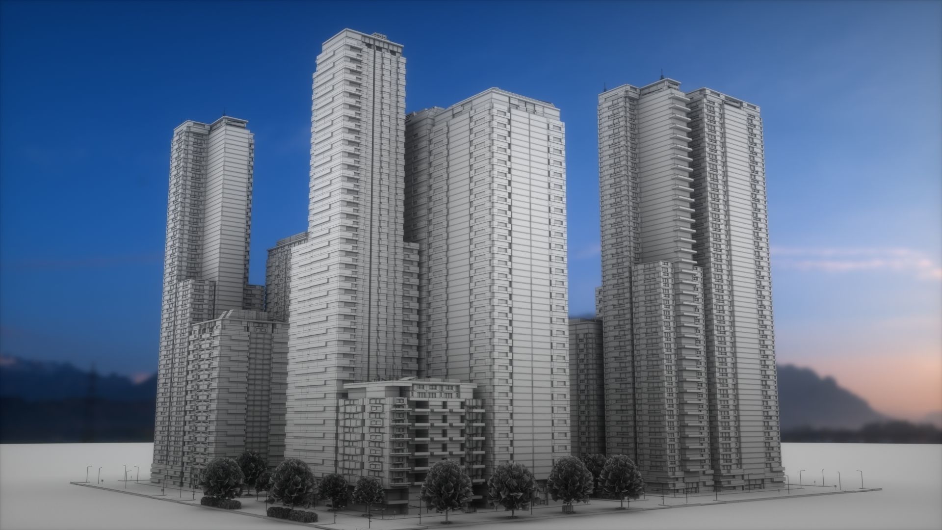 City Block Type B37 3D model_10