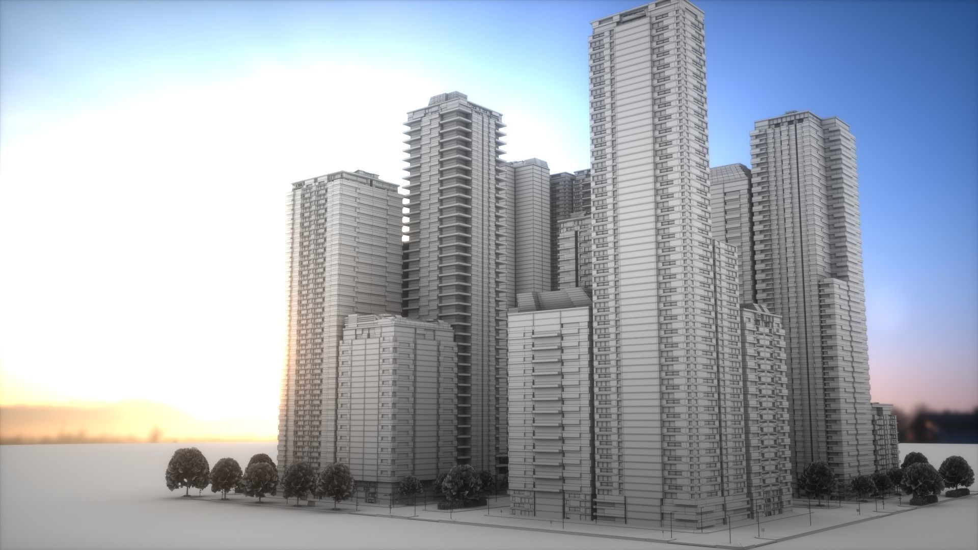 City Block Type B37 3D model_9