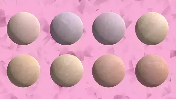 4K Pastel-Colored Concrete Set Texture
