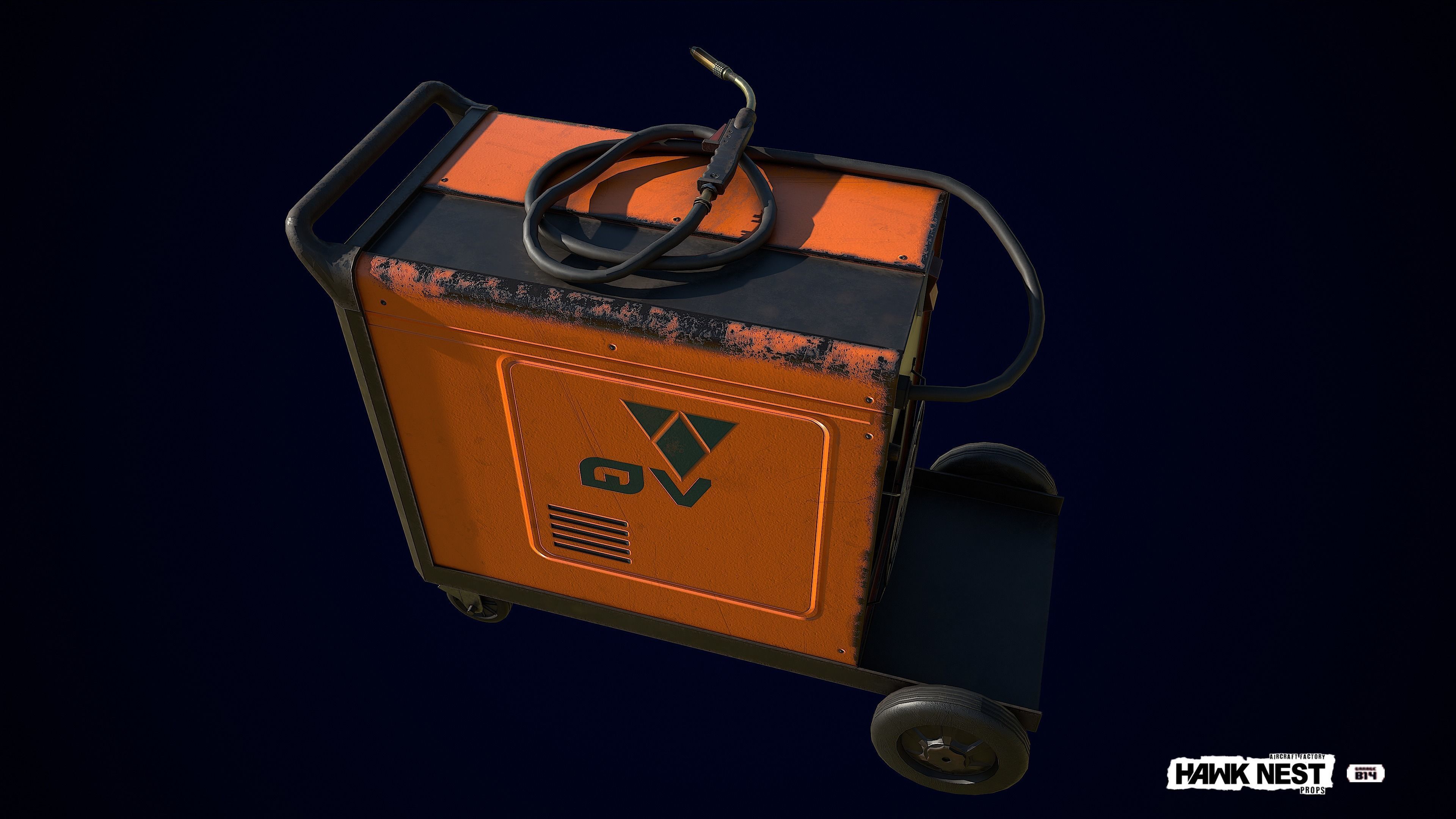 Tool - Welding Machine Low-poly 3D model_5