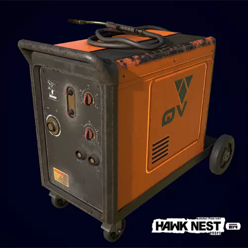 Tool - Welding Machine Low-poly 3D model_0