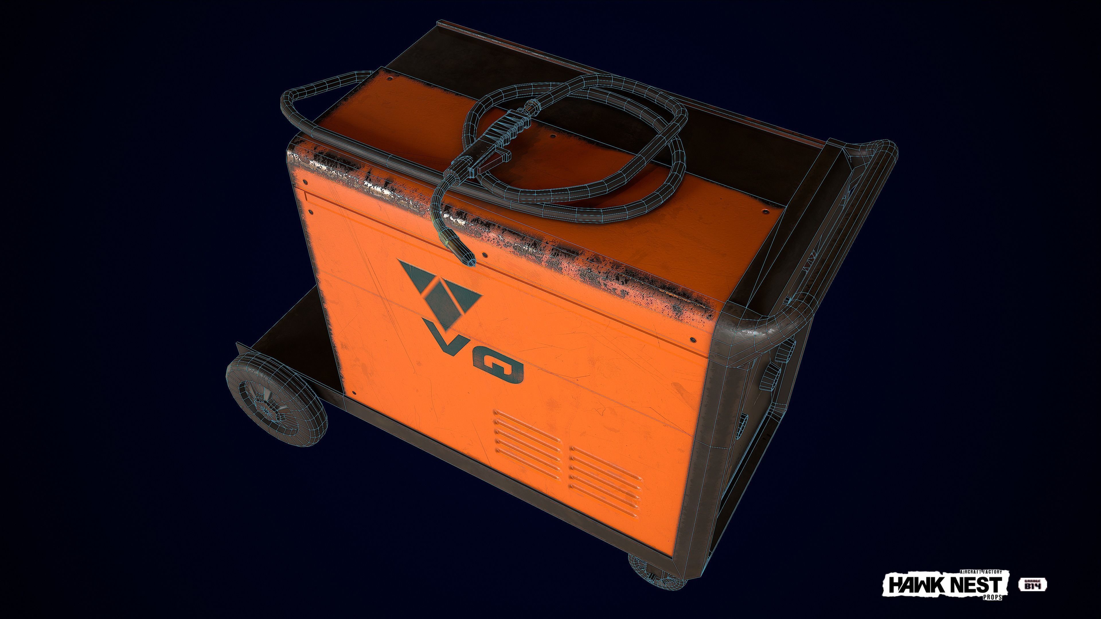 Tool - Welding Machine Low-poly 3D model_8