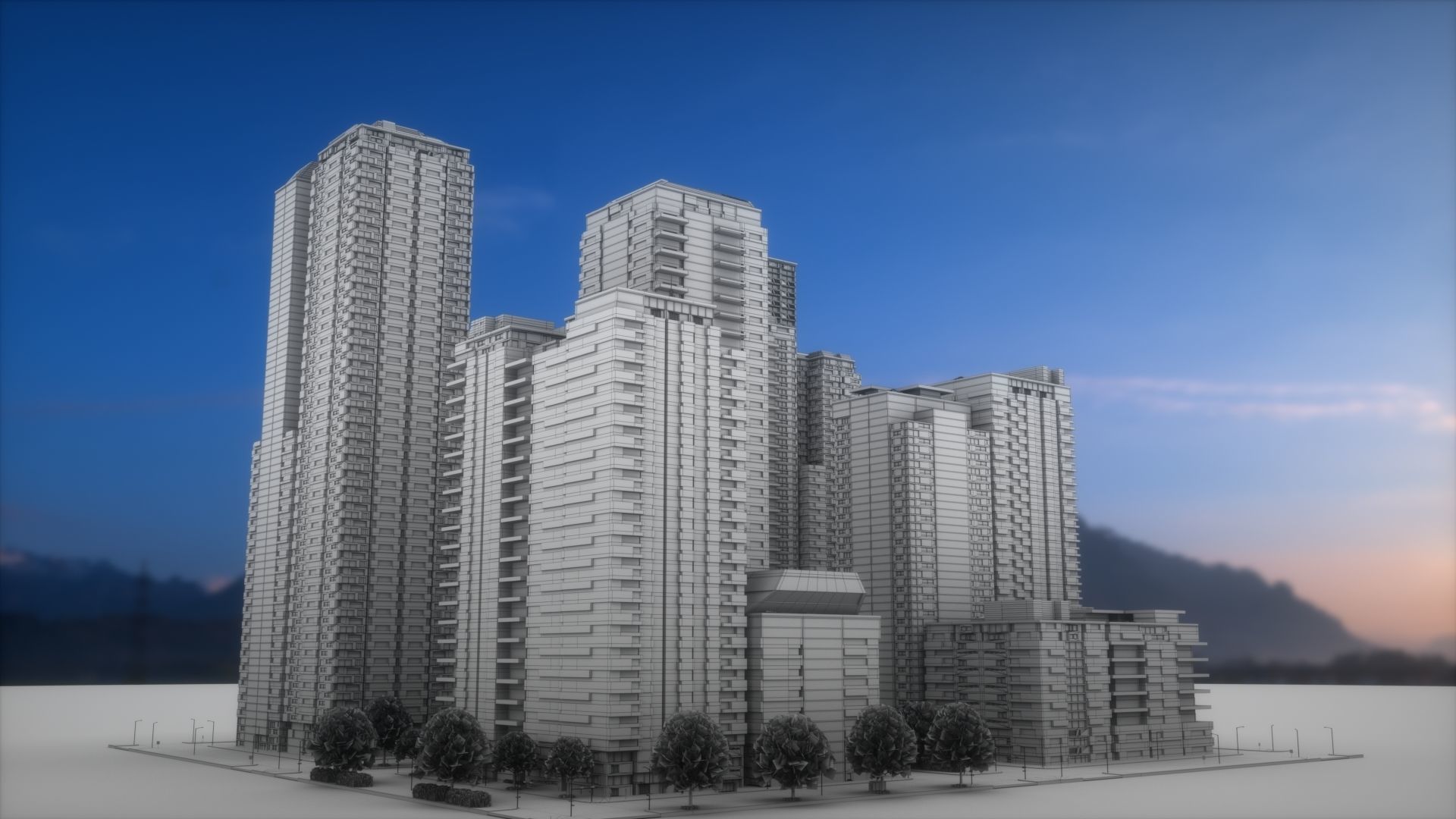 City Block Type B36 3D model_10