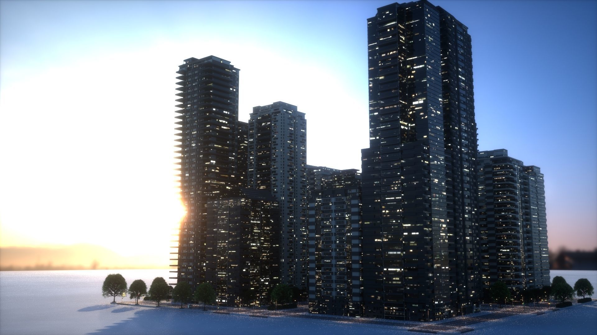 City Block Type B36 3D model_3