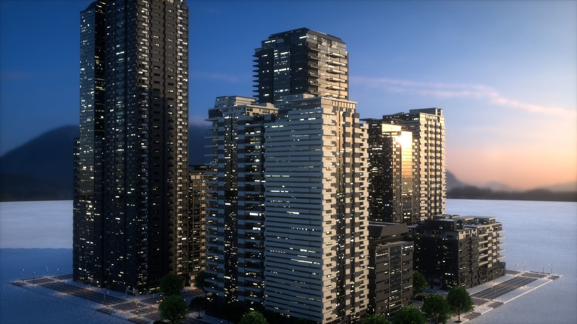 City Block Type B36 3D model_2