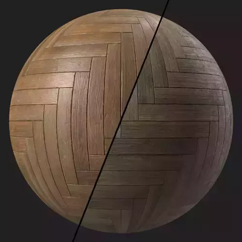 Parquet Materials 28- Parquet By Old Wood Damaged Texture