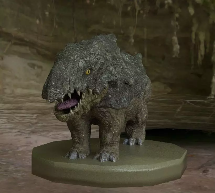 Bulette from dungeons and dragons monster 2 miniatures 3D print model_0