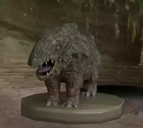 Bulette from dungeons and dragons monster 2 miniatures 3D print model