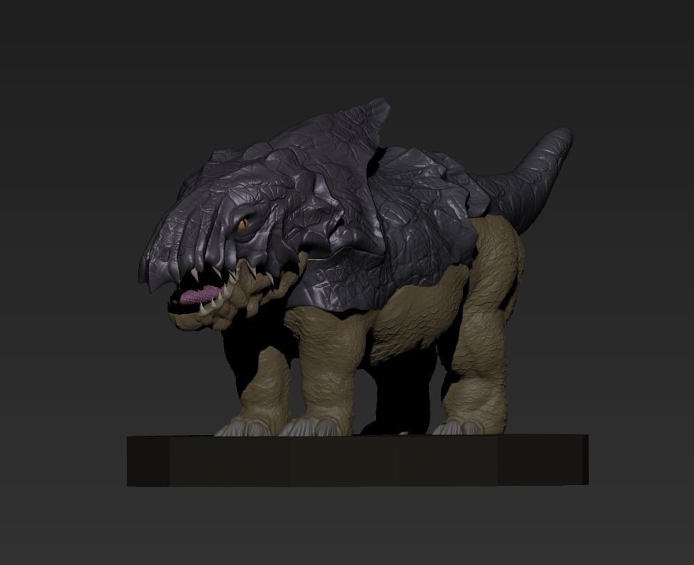 Bulette from dungeons and dragons monster 2 miniatures 3D print model_5