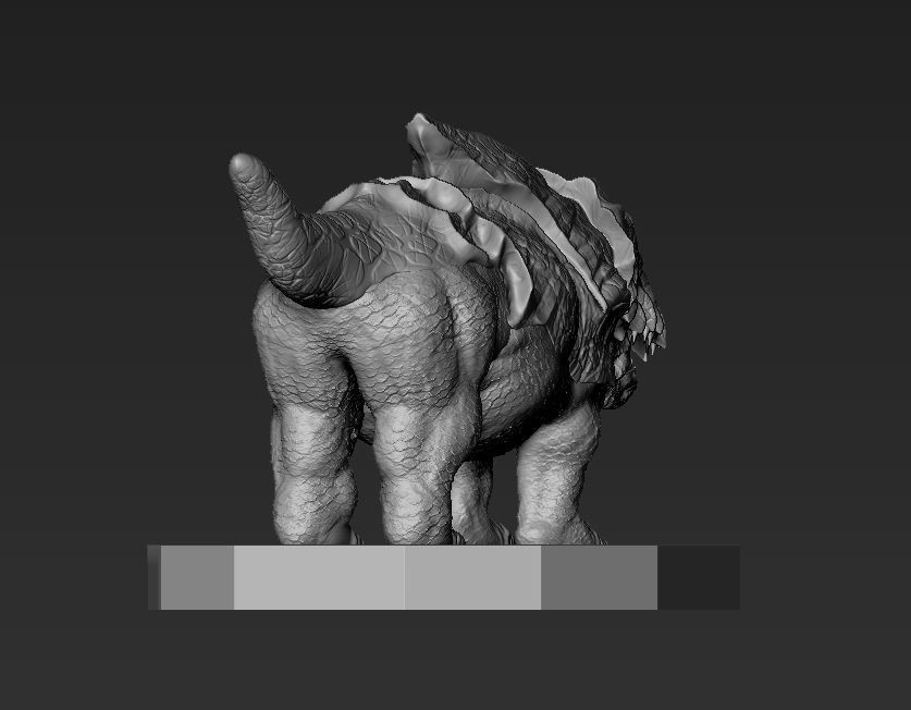 Bulette from dungeons and dragons monster 2 miniatures 3D print model_18