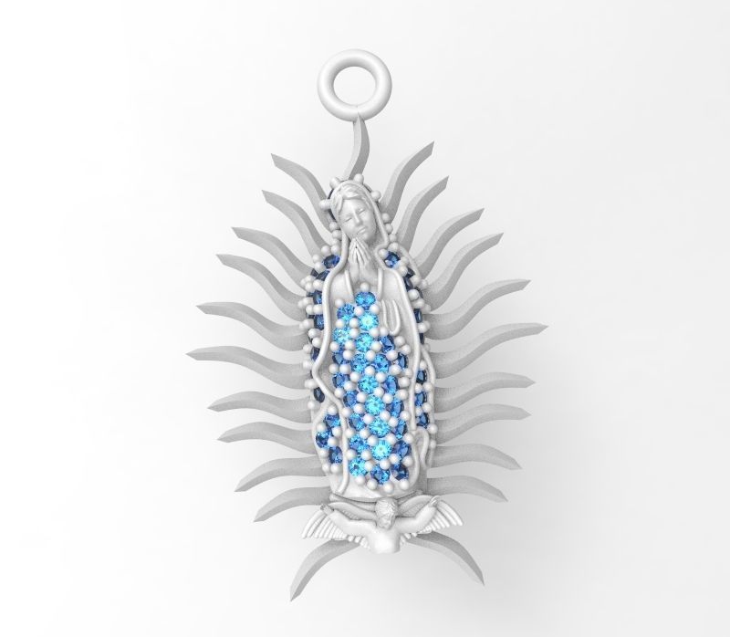 VIRGEN DE GUADALUPE 3D model_3
