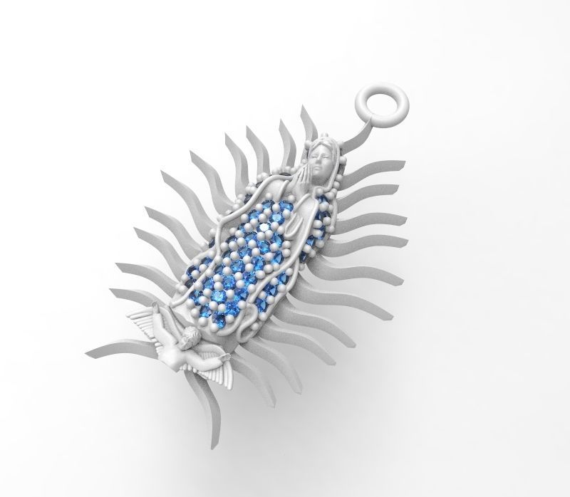 VIRGEN DE GUADALUPE 3D model_1