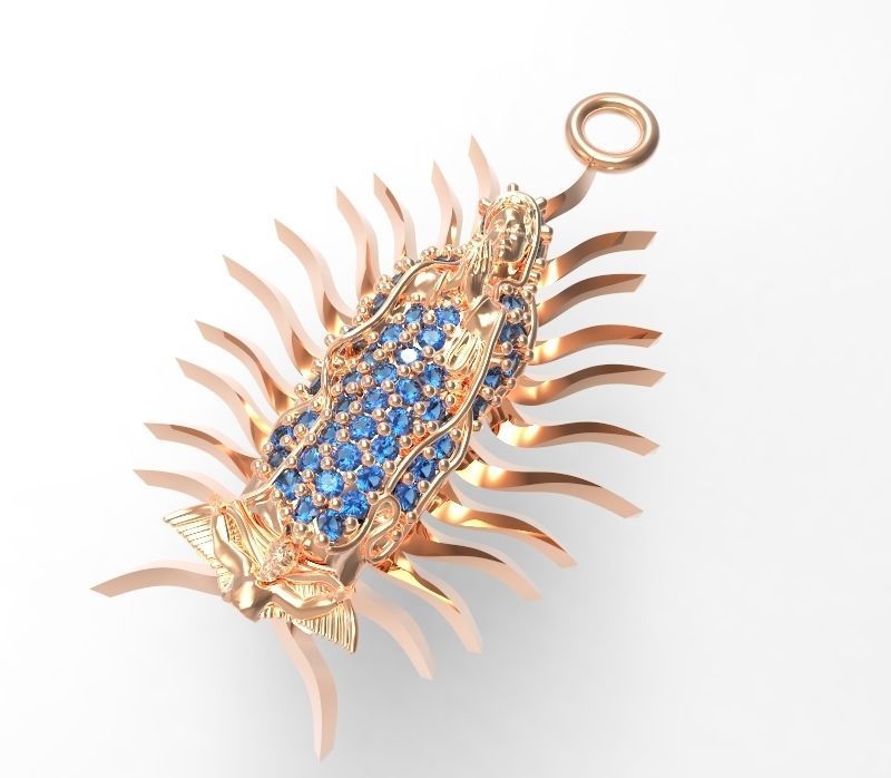 VIRGEN DE GUADALUPE 3D model_6