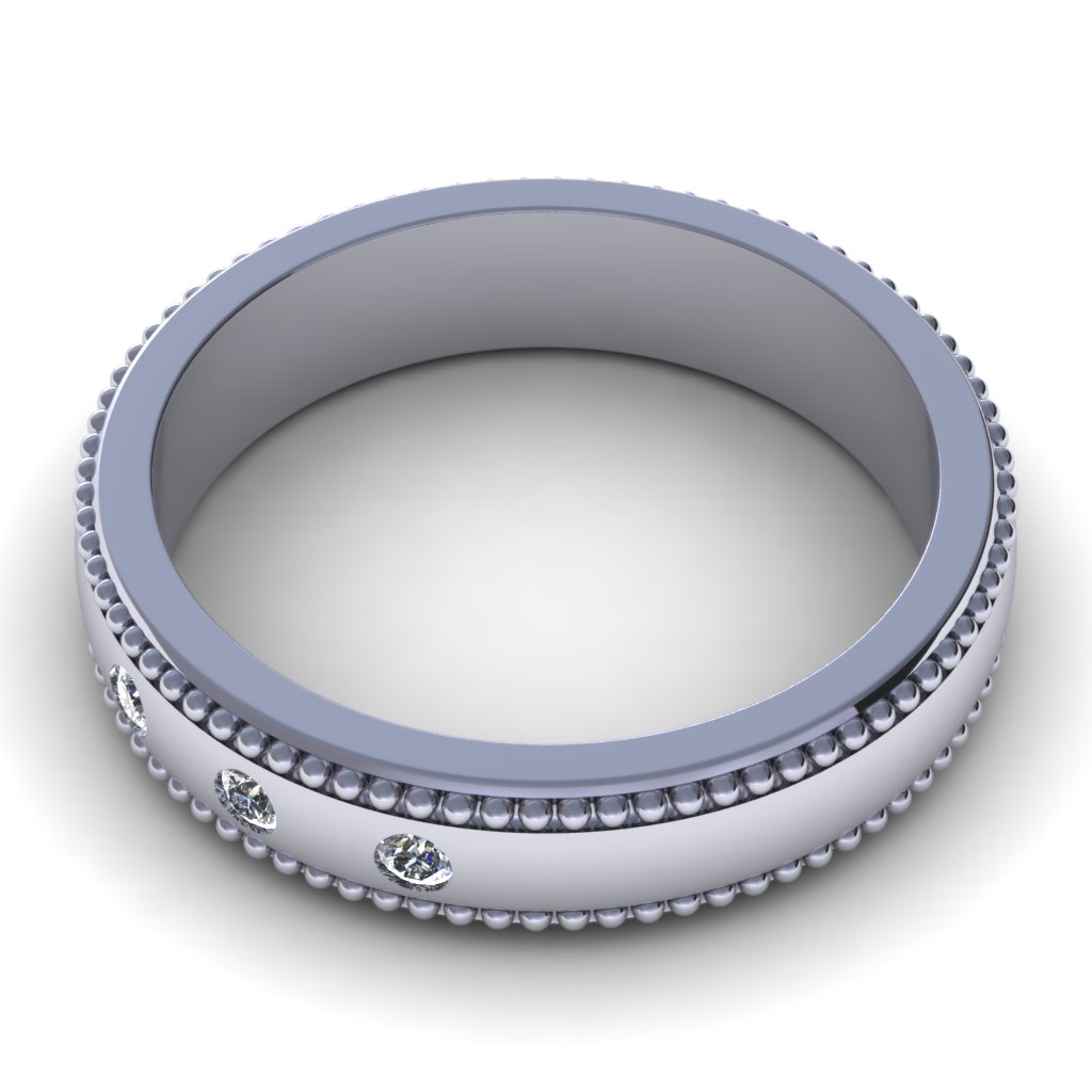 Wedding Band 3D print model_6